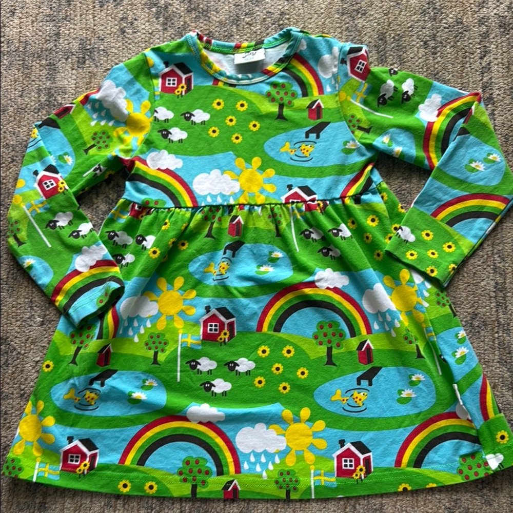 Colorful Kids Casual Dress